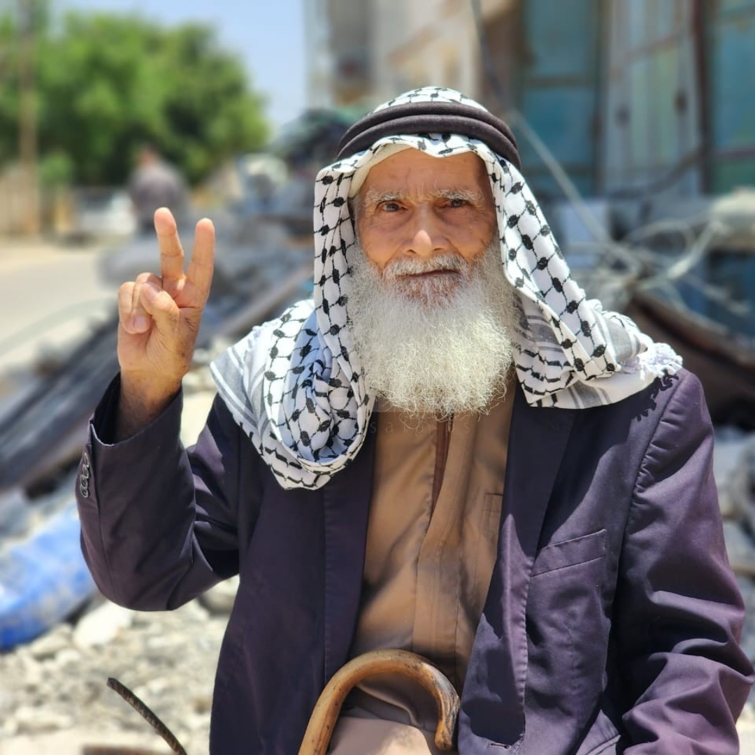 Abu Tair's home in Khan Yunis was destroyed. The second offense was committed by an Israeli