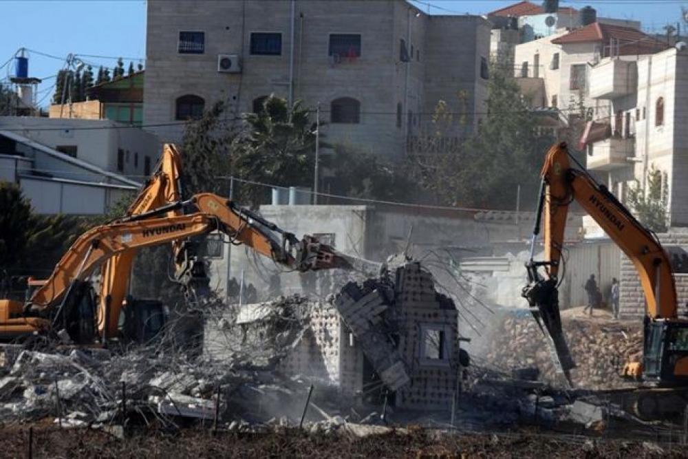 Diplomatic initiatives urging the occupation to halt West Bank demolitions