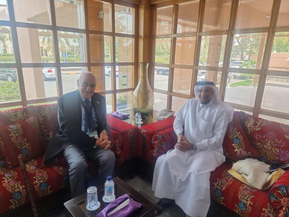 Al-Masry meets with the Special Advisor to the United Nations Secretary-General.