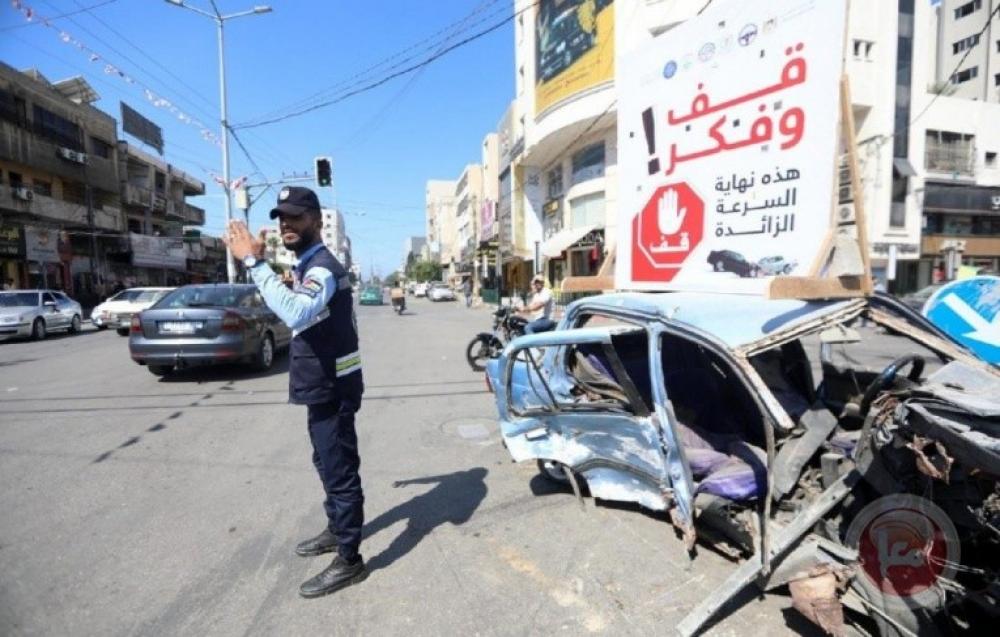 14 حادث سير أدى إلى 9 إصابات أحدهم خطيرة في غزة.