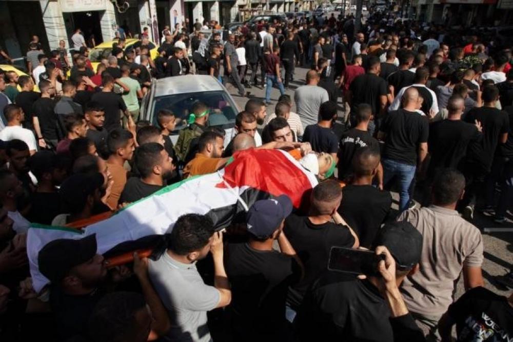 جنين تنعي سقوط خمسة شهداء جراء قصف الاحتلال ورصاصه.