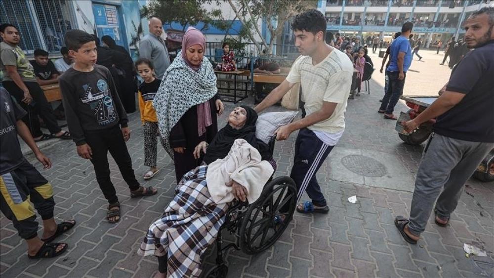 المرصد الأورومتوسطي يطالب بالتدخل الدولي للحفاظ على حياة النازحين المقيمين في مدارس شمال غزة.