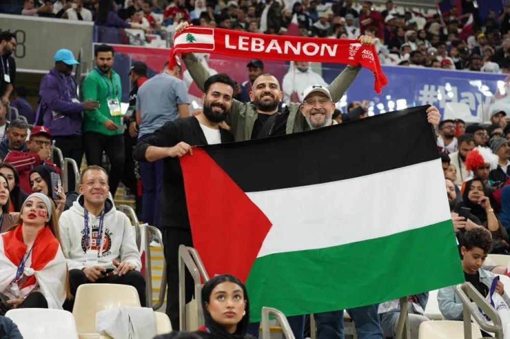 غزة حاضرة في حفل افتتاح كأس آسيا.