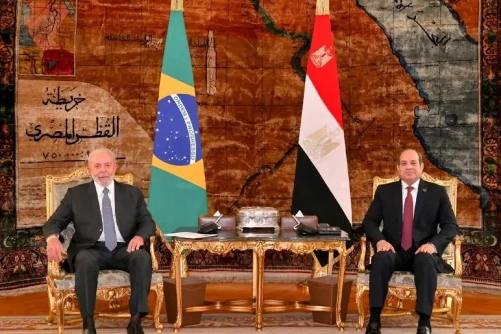 رئيس البرازيل يهاجم "إسرائيل" من القاهرة