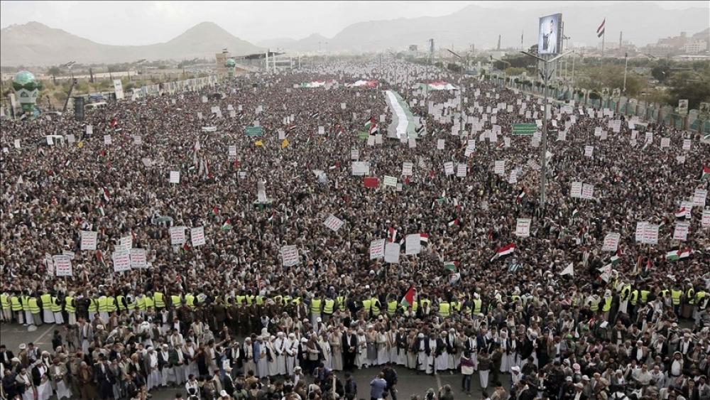 اليمن: 130 احتجاجاً مؤيداً لغزة في المناطق الخاضعة لسيطرة الحوثيين