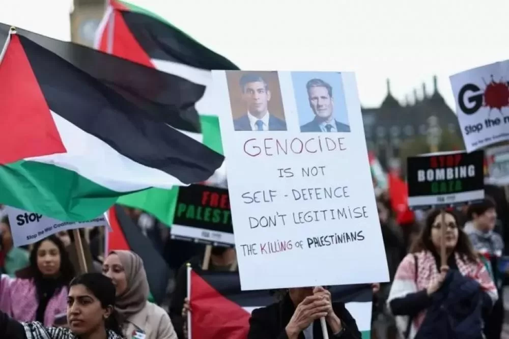استجابة للدفعة لإضفاء الشيطان على مسيرات التضامن في غزة ، النخب البريطانية