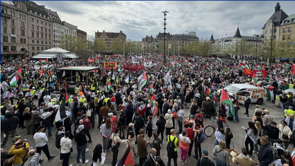 مظاهرات سويدية ضد دخول الاحتلال في مسابقة الأغنية الأوروبية